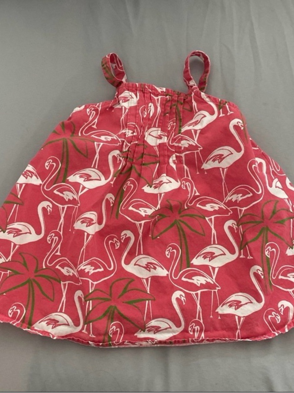 Girls Summer Dress Size 6 Months Flamingo